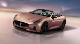 Sau bản xăng, xe mui trần "sang chảnh" Maserati GranCabrio có bản điện Folgore
