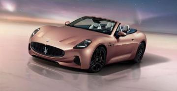 Sau bản xăng, xe mui trần "sang chảnh" Maserati GranCabrio có bản điện Folgore