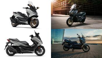 Honda Forza 350 2023 "so găng" Yamaha XMAX 300 2023: Đều có diện mạo mới và nhiều công nghệ hiện đại hơn