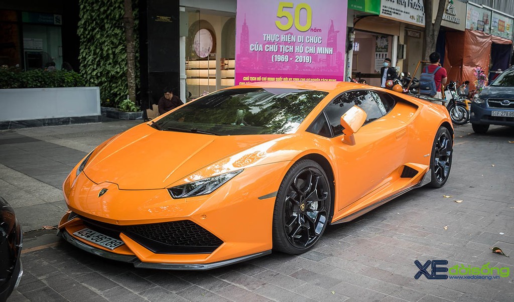 Siêu xe cộ Lamborghini Huracan San vì thế toàn bộ của tỷ phú Đà Nẵng