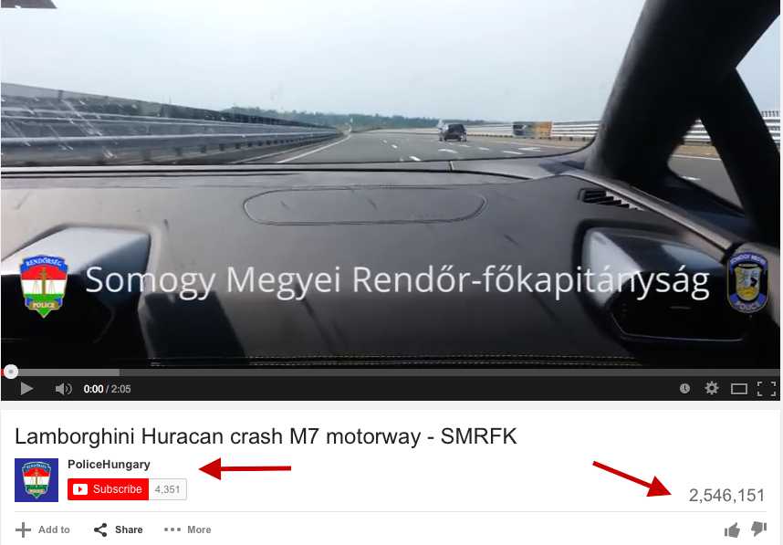 Clip khoảnh khắc siêu xe Lamborghini Huracan tai nạn ở tốc độ 332 km/h