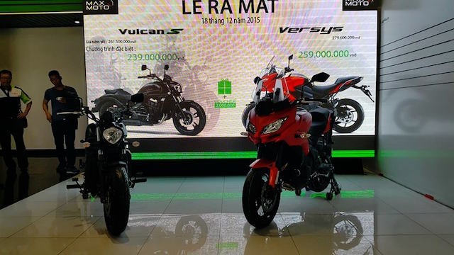 Bộ đôi môtô Kawasaki mới toanh ra mắt Việt Nam  ảnh 1
