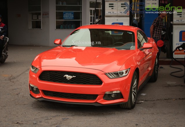 Bắt gặp Ford Mustang 2015 đổ xăng trên đường Hà Nội ảnh 4