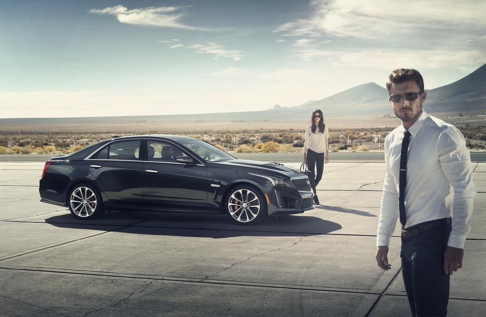 Tân binh Cadillac CTS-V 2016 nhanh và mạnh hơn BMW M5 ảnh 1