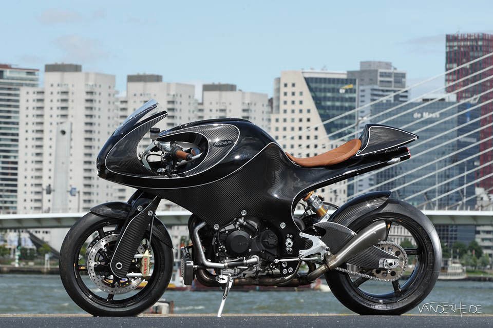 Siêu mô tô sợi carbon VanderHeide giá 150.000 euro ảnh 1