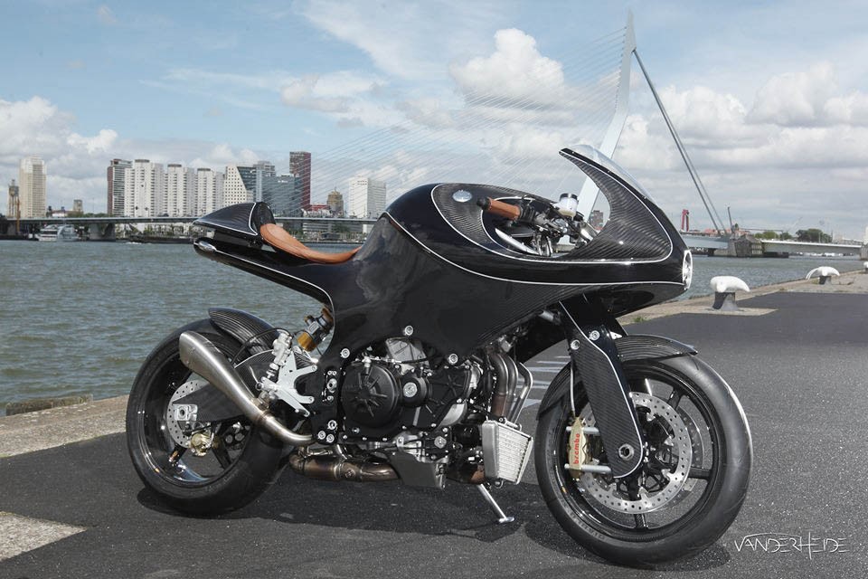 Siêu mô tô sợi carbon VanderHeide giá 150.000 euro ảnh 4