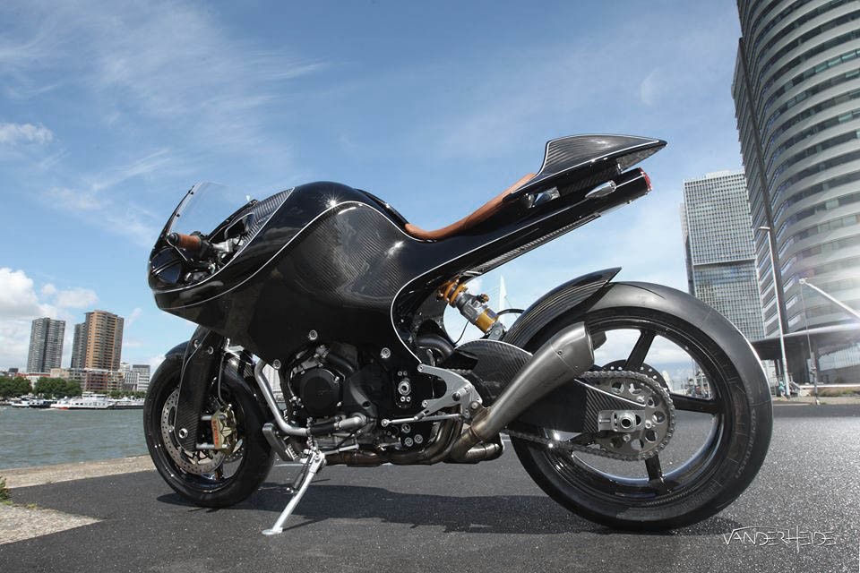 Siêu mô tô sợi carbon VanderHeide giá 150.000 euro ảnh 5
