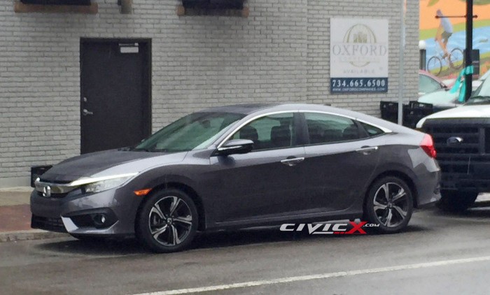 Bất ngờ lộ diện Honda Civic 2016 thế hệ mới trên đường phố ảnh 1