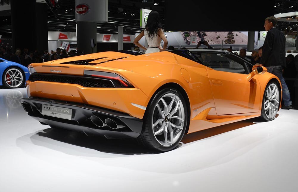 IAA 2015: Cận cảnh siêu xe mui trần Lamborghini Huracan Spyder ảnh 11