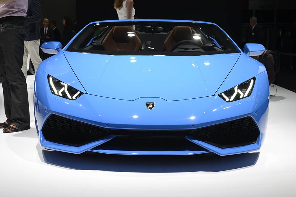 IAA 2015: Cận cảnh siêu xe mui trần Lamborghini Huracan Spyder ảnh 4