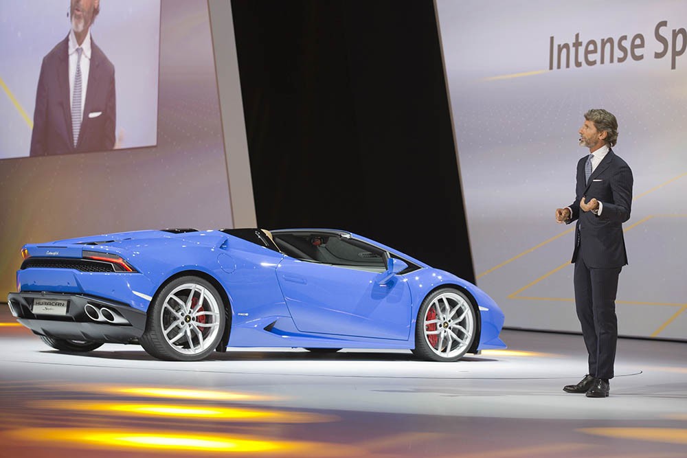 IAA 2015: Cận cảnh siêu xe mui trần Lamborghini Huracan Spyder ảnh 6