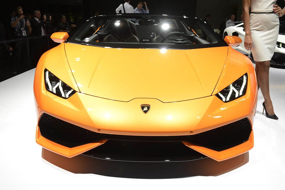IAA 2015: Cận cảnh siêu xe mui trần Lamborghini Huracan Spyder ảnh 8