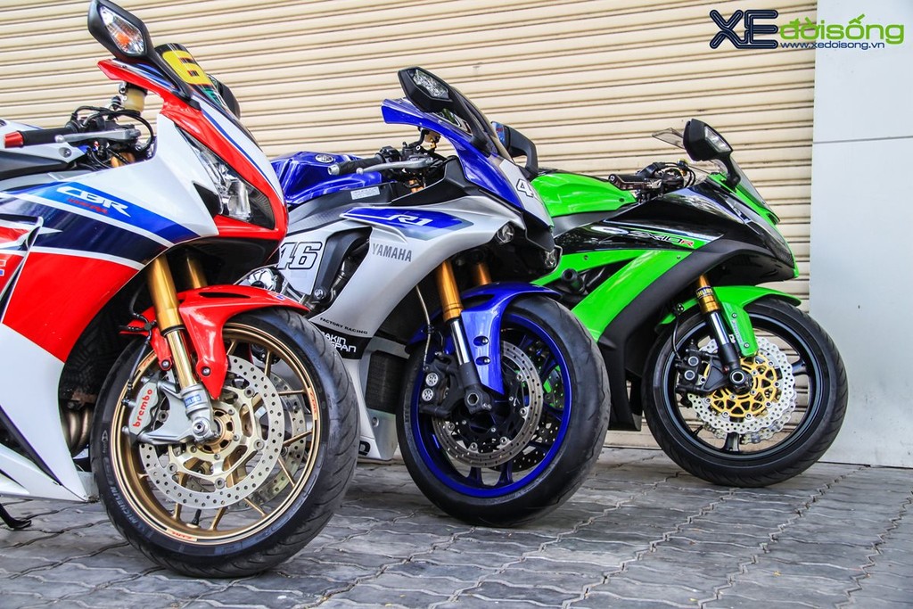 Hội ngộ “TOP 3” superbike R1, CBR1000RR SP và ZX10R ảnh 14
