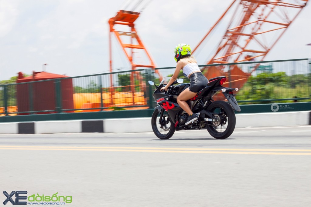 Đánh giá sportbike Suzuki GSX-R150 2017 tại Sài Gòn ảnh 23