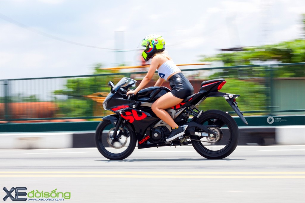 Đánh giá sportbike Suzuki GSX-R150 2017 tại Sài Gòn ảnh 22