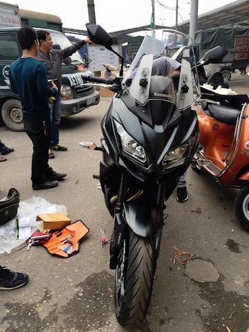Kawasaki Versys đầu tiên đã về đến Hà Nội ảnh 4