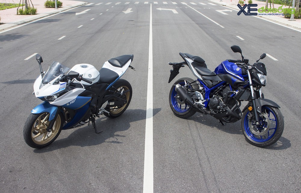 Đánh giá so sánh Yamaha R3 và Yamaha MT-03: “Tuy một mà hai“ ảnh 1