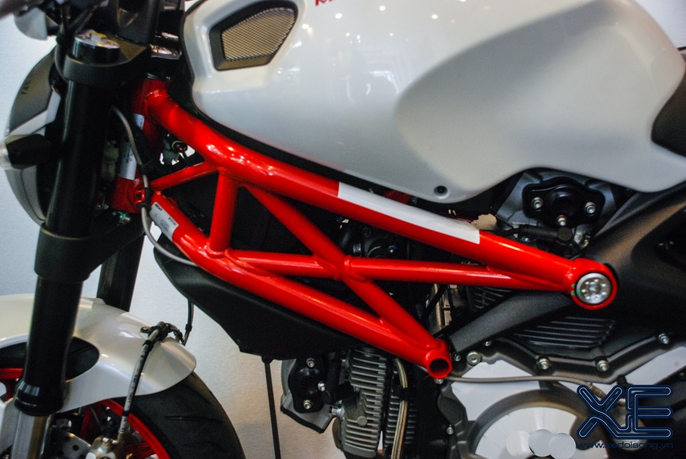 Khám phá hai chiếc Ducati Monster 796 trắng duy nhất Hà Nội ảnh 13