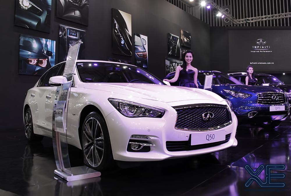 Infiniti Việt Nam làm phép thử sedan Q50, đối thủ BMW 3 Series ảnh 1