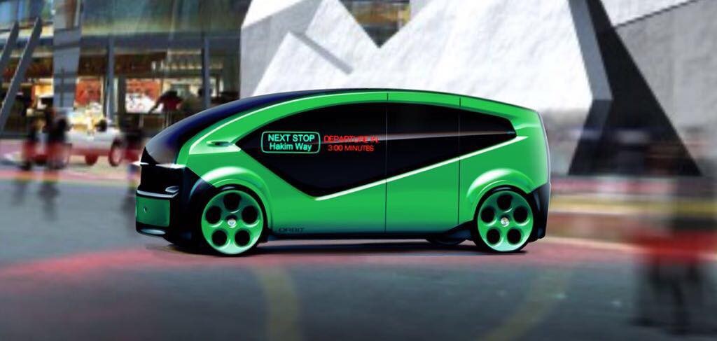 Soi minivan chạy điện Fisker Orbit có thể tự lái ảnh 3