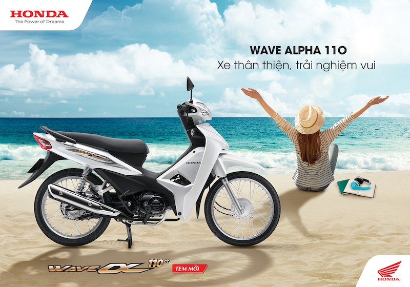 Sau Wave RSX, Honda Việt Nam tiếp tục đổi tem mới cho Blade và Wave Alpha 110  ảnh 1