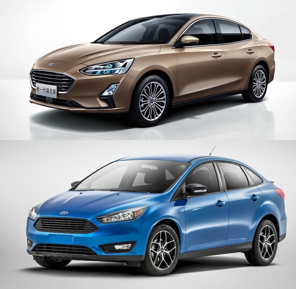 So sánh trực tiếp Ford Focus Sedan 2018 với thế hệ cũ ảnh 1