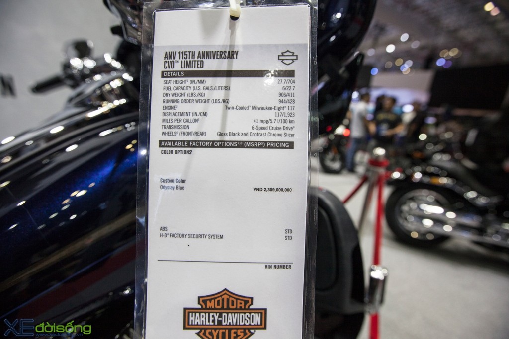 Harley-Davidson CVO™ Limited có giá bán 2,3 tỷ tại Việt Nam ảnh 3