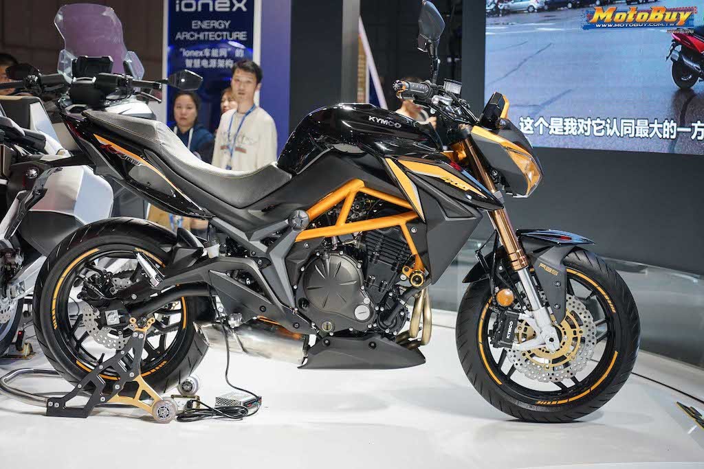 Cận cảnh naked bike “siêu ngầu” Kymco K-Rider 400 dựa trên Kawasaki ảnh 1