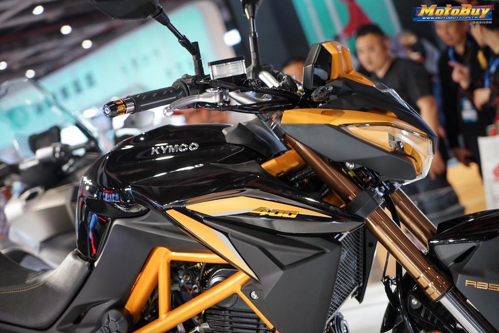 Cận cảnh naked bike “siêu ngầu” Kymco K-Rider 400 dựa trên Kawasaki ảnh 3