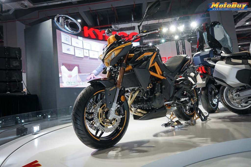 Cận cảnh naked bike “siêu ngầu” Kymco K-Rider 400 dựa trên Kawasaki ảnh 7