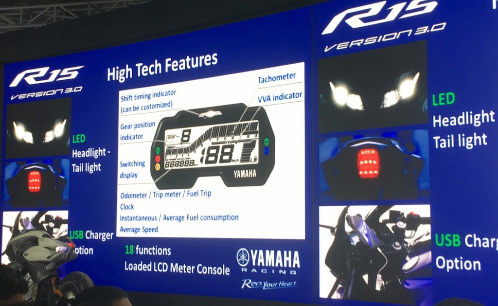 Cận cảnh Yamaha R15 V3 bản 