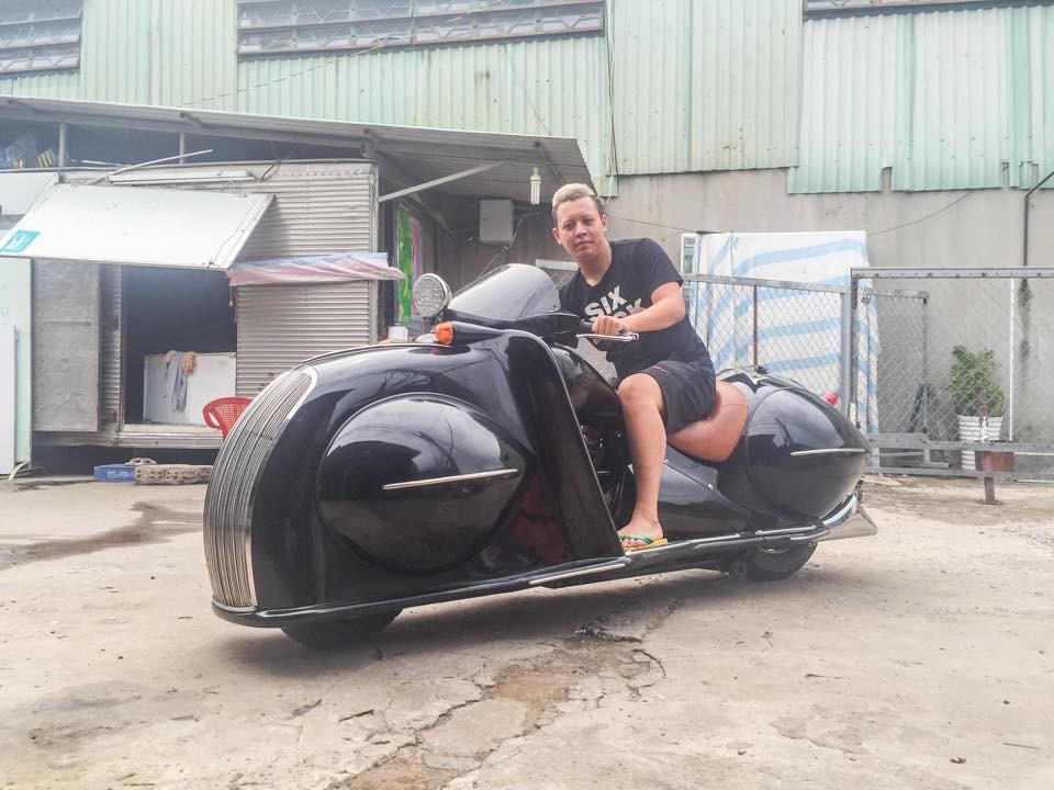 Môtô ‘khủng’ biến thành ‘siêu bọ cánh cứng’ của biker Việt ảnh 1