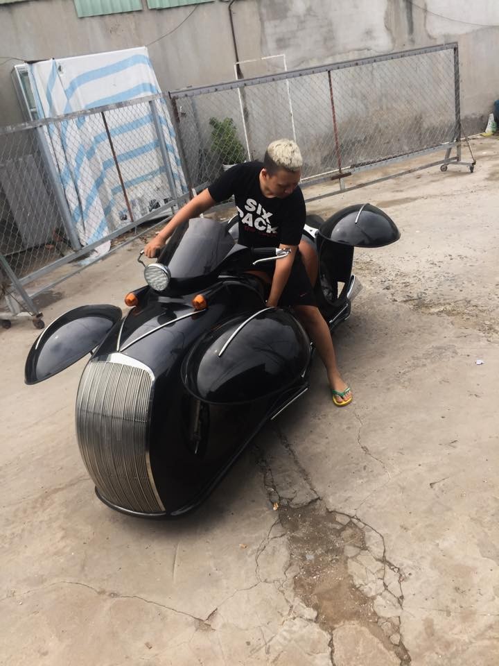 Môtô ‘khủng’ biến thành ‘siêu bọ cánh cứng’ của biker Việt ảnh 7