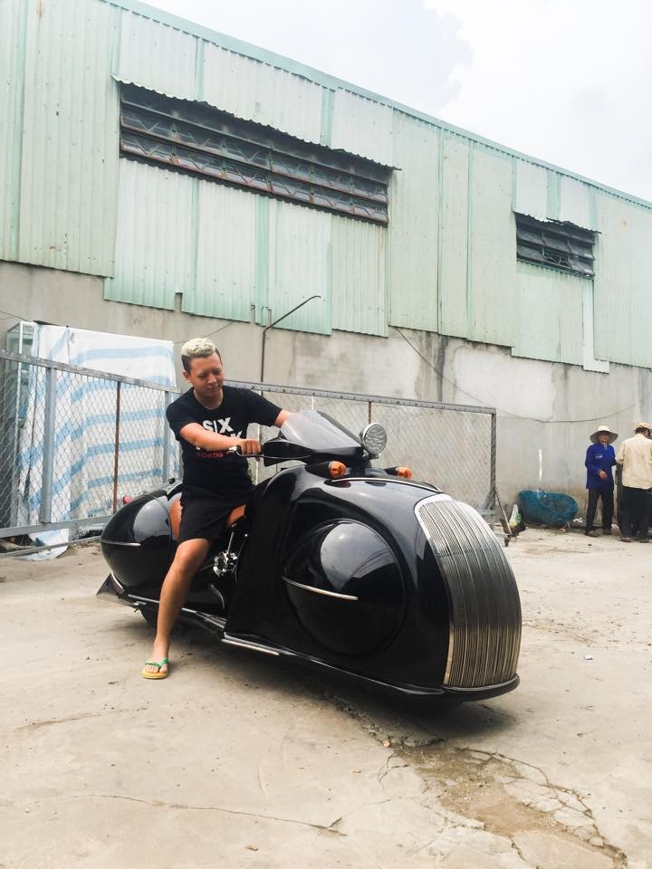 Môtô ‘khủng’ biến thành ‘siêu bọ cánh cứng’ của biker Việt ảnh 9