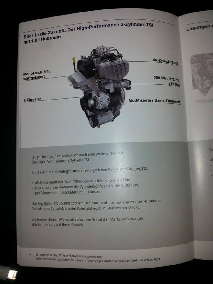 Động cơ 1.0L siêu công suất mới của Volkswagen ảnh 2