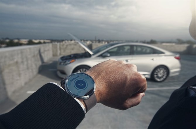 'Đề' xe Hyundai Sonata bằng smartwatch - ảnh 3