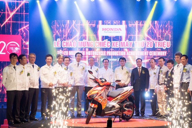 Honda đón chiếc xe máy thứ 20 triệu tại Việt Nam ảnh 1