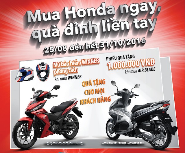 Honda Việt Nam tặng quà “chất” cho khách mua Winner ảnh 2