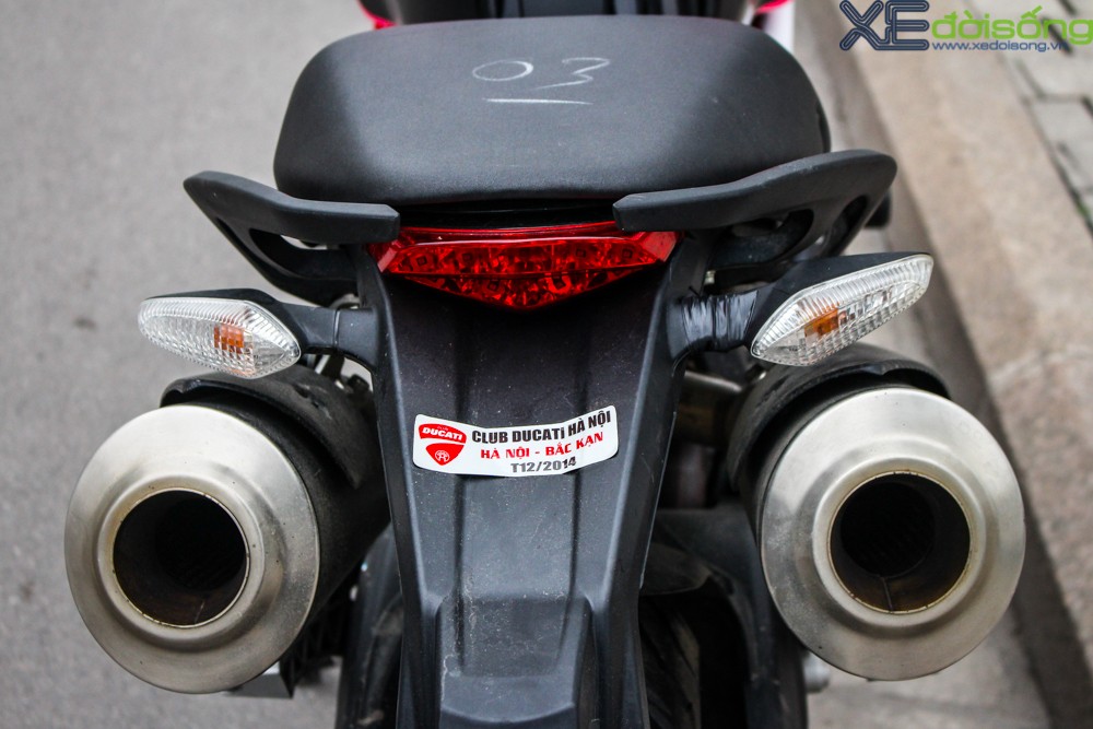 ‘Quái thú’ Ducati khoác giáp hồng của nữ biker Hà thành ảnh 9
