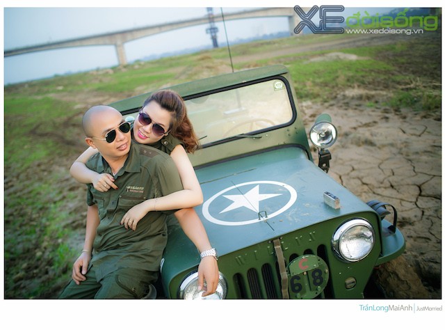 Độc đáo bộ ảnh cưới với Jeep Willys hàng hiếm ở Việt Nam ảnh 5