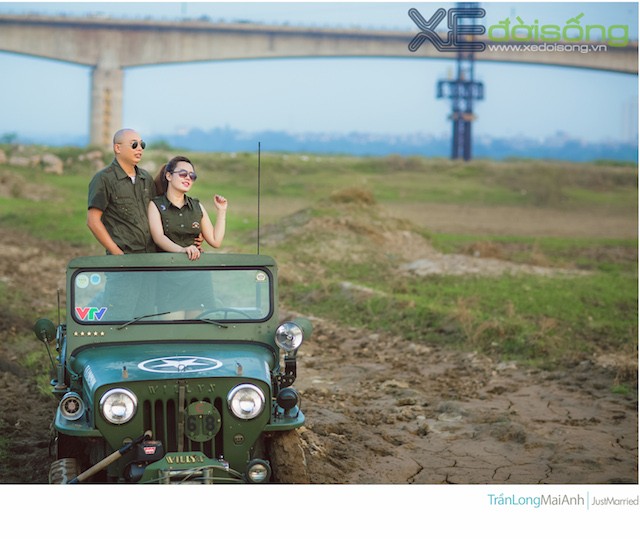 Độc đáo bộ ảnh cưới với Jeep Willys hàng hiếm ở Việt Nam ảnh 9