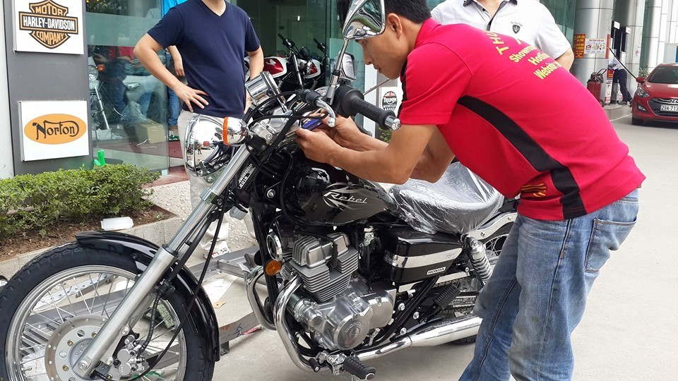 “Xế cổ” Honda Rebel 250 2015 đắt hàng tại Hà Nội ảnh 2