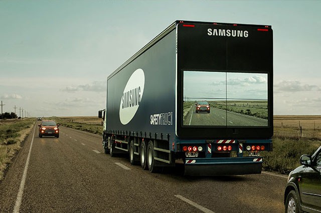 Tận mắt thấy xe tải tàng hình của Samsung ảnh 1