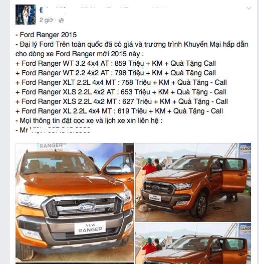 Ford Việt Nam âm thầm chốt giá Ranger 2015 từ 619 triệu đồng ảnh 3