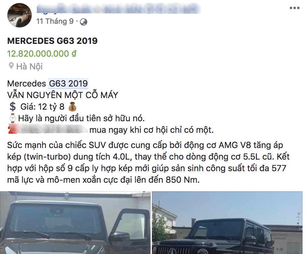 Mercedes-AMG G63 2019 về Việt Nam theo diện không chính hãng ảnh 6