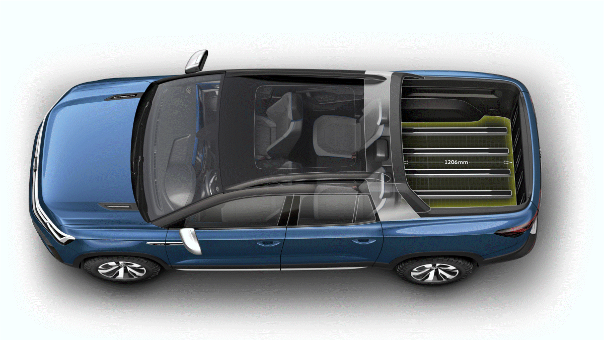 Ra mắt bán tải thế hệ mới Volkswagen Tarok Concept thiết kế sáng tạo ảnh 5