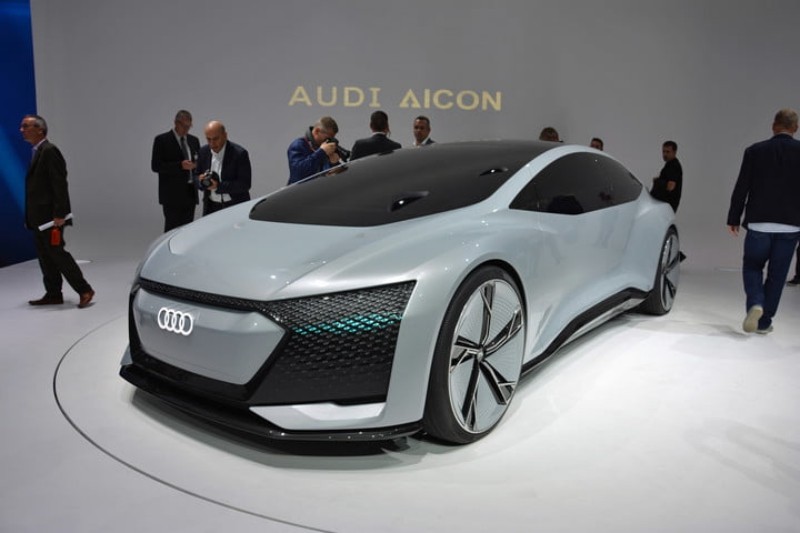 Công nghệ chiếu sáng vi diệu trên Audi Aicon thông minh 