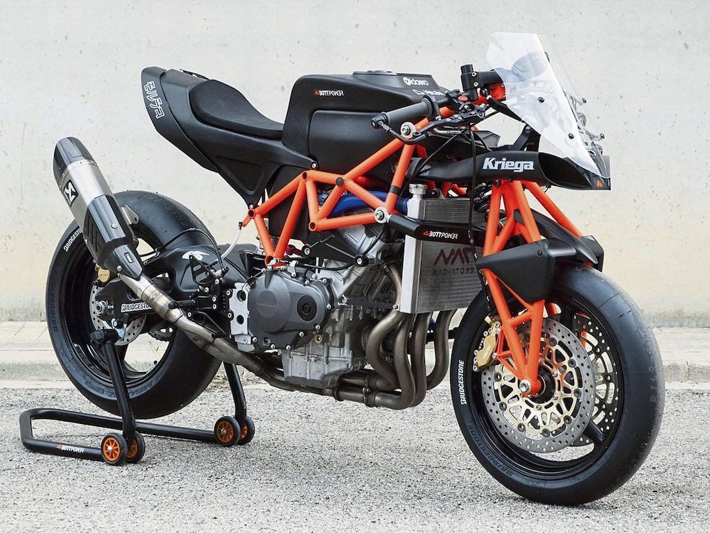Chiếc mô tô máy Honda kỳ dị này tham vọng “làm cách mạng” trong ngành sản xuất xe ảnh 1