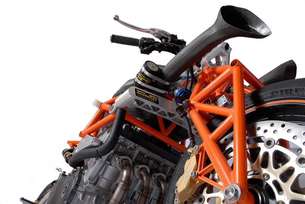 Chiếc mô tô máy Honda kỳ dị này tham vọng “làm cách mạng” trong ngành sản xuất xe ảnh 4