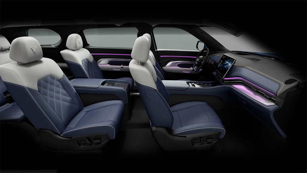 Chi tiết VinFast VF e36 vừa ra mắt toàn cầu, SUV điện cỡ lớn 3 hàng ghế ảnh 13